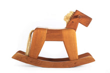 Load image into Gallery viewer, Mid Century Modern Rocking Horse in Solid Walnut and Teak-ABT Modern