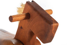 Load image into Gallery viewer, Mid Century Modern Rocking Horse in Solid Walnut and Teak-ABT Modern