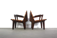 Load image into Gallery viewer, Mid-Century Modern Rosewood and Leather Set of Lounge Chairs by Angel Pazmino, 1960s-ABT Modern
