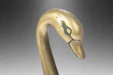 Load image into Gallery viewer, Mid Century Modern Set of Two (2) Brass Swan Sculptures / Home Decor, c. 1970's-ABT Modern