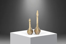 Load image into Gallery viewer, Mid Century Modern Set of Two (2) Brass Swan Sculptures / Home Decor, c. 1970's-ABT Modern