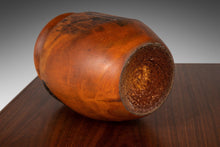 Load image into Gallery viewer, Mid Century Modern Solid Birch Wood Turned Vase by Joseph Thompson, United States, c. 1970s-ABT Modern
