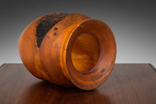 Load image into Gallery viewer, Mid Century Modern Solid Birch Wood Turned Vase by Joseph Thompson, United States, c. 1970s-ABT Modern