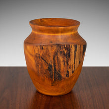 Load image into Gallery viewer, Mid Century Modern Solid Birch Wood Turned Vase by Joseph Thompson, United States, c. 1970s-ABT Modern