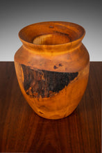 Load image into Gallery viewer, Mid Century Modern Solid Birch Wood Turned Vase by Joseph Thompson, United States, c. 1970s-ABT Modern