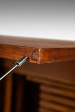 Load image into Gallery viewer, Mid Century Modern Space Saver Minimalist Hide Away Dropleaf Table w/ 4 Hidden Folding Chairs, Romanian, c. 1960's-ABT Modern