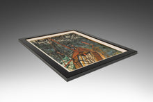 Load image into Gallery viewer, Mid Century Modern 'Storm Incoming' Oil Painting by Ulhmann, Germany, c. 1960s-ABT Modern