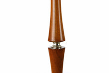 Load image into Gallery viewer, Mid Century Modern Teak & Brass Table Lamp, Denmark, c. 1960's-ABT Modern