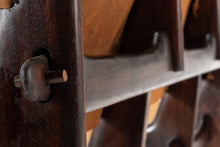 Load image into Gallery viewer, Mid Century Modern Three-Seater Sofa in Fruitwood & Leather by Angel Pazmino, Ecuador, c. 1960's-ABT Modern