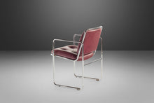 Load image into Gallery viewer, Mid Century Modern Tubular Chrome Lounge Chairs by Chromcraft with Rich Oxblood Seats, c. 1960s-ABT Modern