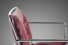 Load image into Gallery viewer, Mid Century Modern Tubular Chrome Lounge Chairs by Chromcraft with Rich Oxblood Seats, c. 1960s-ABT Modern