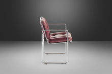 Load image into Gallery viewer, Mid Century Modern Tubular Chrome Lounge Chairs by Chromcraft with Rich Oxblood Seats, c. 1960s-ABT Modern