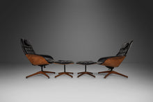 Load image into Gallery viewer, Mid Century Modern Tufted Lounge Chair and Ottoman by George Mulhauser for Plycraft, USA, c. 1960s-ABT Modern