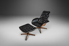 Load image into Gallery viewer, Mid Century Modern Tufted Lounge Chair and Ottoman by George Mulhauser for Plycraft, USA, c. 1960s-ABT Modern