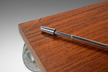 Load image into Gallery viewer, Mid Century Modern Walnut & Chrome Petite Bar Cart in the Manner of Bernhardt, USA, c. 1970's-ABT Modern