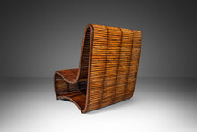 Load image into Gallery viewer, Mid-Century Modern "Wave" Slipper Lounge Chair in Bamboo by Danny Ho Fong for Tropi-cal, Philippines, c. 1970s-ABT Modern