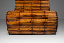 Load image into Gallery viewer, Mid-Century Modern "Wave" Slipper Lounge Chair in Bamboo by Danny Ho Fong for Tropi-cal, Philippines, c. 1970s-ABT Modern