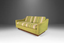 Load image into Gallery viewer, Mid Century Modern in Original Lime Green Tweed & Walnut Sofa Attributed to Milo Baughman, USA, c. 1970s-ABT Modern