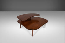 Load image into Gallery viewer, Mid Century Two-Tiered Coffee Table in Oak Stained Walnut after Paul Laszlo, c. 1960s-ABT Modern