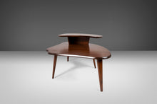 Load image into Gallery viewer, Mid Century Two-Tiered Coffee Table in Oak Stained Walnut after Paul Laszlo, c. 1960s-ABT Modern