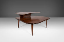 Load image into Gallery viewer, Mid Century Two-Tiered Coffee Table in Oak Stained Walnut after Paul Laszlo, c. 1960s-ABT Modern