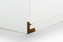 Load image into Gallery viewer, Mid Century White Hollywood Regency Cabinet in White with Gold Accents, c. 1970s-ABT Modern