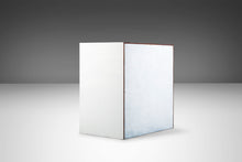 Load image into Gallery viewer, Mid Century White Hollywood Regency Cabinet in White with Gold Accents, c. 1970s-ABT Modern