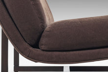 Load image into Gallery viewer, Milo Baughman Three Seat Scoop Sofa / Couch in Original Mocha Brown on Walnut Frame, USA, c. 1970's-ABT Modern