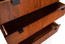 Load image into Gallery viewer, Milo Baughman for Directional Five Drawer Highboy Dresser in Walnut-ABT Modern