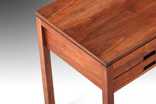 Load image into Gallery viewer, Minimalist Mid Century Modern Writing Desk in Walnut in the Manner of Arne Wahl Iversen, USA, c. 1960's-ABT Modern