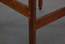 Load image into Gallery viewer, Minimalist Thonet Armless Chair Chair Found in its Original Red Naugahyde Upholstery, USA, c. 1960's-ABT Modern