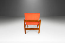 Load image into Gallery viewer, Minimalist Thonet Armless Chair Chair Found in its Original Red Naugahyde Upholstery, USA, c. 1960's-ABT Modern