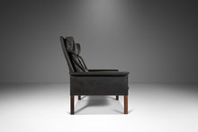 Load image into Gallery viewer, Model 500 High-Back Lounge Chair in Rosewood & Aged Leather by Hans Olsen for CS Møbler, Denmark, c. 1960's-ABT Modern