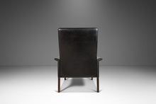 Load image into Gallery viewer, Model 500 High-Back Lounge Chair in Rosewood & Aged Leather by Hans Olsen for CS Møbler, Denmark, c. 1960's-ABT Modern