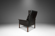 Load image into Gallery viewer, Model 500 High-Back Lounge Chair in Rosewood & Aged Leather by Hans Olsen for CS Møbler, Denmark, c. 1960's-ABT Modern
