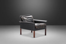 Load image into Gallery viewer, Model 500 Lounge Chair in Rosewood & Aged Leather by Hans Olsen for CS Møbler, Denmark, c. 1960's-ABT Modern