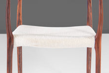Load image into Gallery viewer, Model 62 Rosewood & Knoll Boucle Arm Chair by Niels Møller for J.L. Møllers, 1960s-ABT Modern