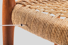 Load image into Gallery viewer, Model 64 Arm Chair in Teak and Original Danish Cord by Niels Møller for JL. Møllers Mobelfabrik, Denmark, c. 1960's-ABT Modern