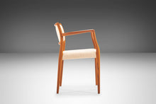 Load image into Gallery viewer, Model 65 Chair in Teak w/ Original Upholstery by Niels Moller for J.L. Mollers Mobelfabrik, Denmark, c. 1960's-ABT Modern