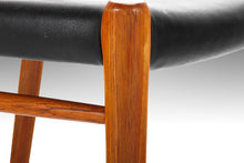 Load image into Gallery viewer, Model 75 Desk Chair in Teak and Original Vinyl by Niels Møller for JL. Møllers Mobelfabrik, Denmark, c. 1960's-ABT Modern