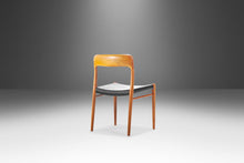 Load image into Gallery viewer, Model 75 Desk Chair in Teak and Original Vinyl by Niels Møller for JL. Møllers Mobelfabrik, Denmark, c. 1960's-ABT Modern