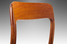 Load image into Gallery viewer, Model 75 Desk Chair in Teak and Original Vinyl by Niels Møller for JL. Møllers Mobelfabrik, Denmark, c. 1960's-ABT Modern
