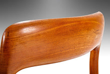 Load image into Gallery viewer, Model 75 Desk Chair in Teak and Original Vinyl by Niels Møller for JL. Møllers Mobelfabrik, Denmark, c. 1960's-ABT Modern