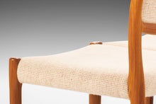 Load image into Gallery viewer, Model 80 Dining / Desk Chair in Teak w/ Original Upholstery by Niels Otto Møller for J.L. Møller Mobelfabrik, Denmark, c. 1960's-ABT Modern
