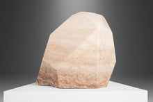 Load image into Gallery viewer, Modern Abstract Sculpture in Solid Alabaster 'Diamond' by Mark Leblanc (1/8), USA-ABT Modern