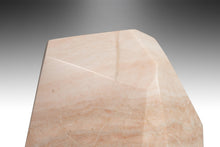 Load image into Gallery viewer, Modern Abstract Sculpture in Solid Alabaster 'Diamond' by Mark Leblanc (1/8), USA-ABT Modern