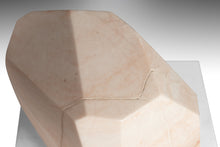Load image into Gallery viewer, Modern Abstract Sculpture in Solid Alabaster 'Diamond' by Mark Leblanc (1/8), USA-ABT Modern