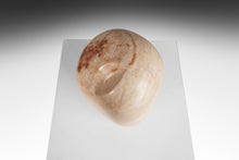 Load image into Gallery viewer, Modern Abstract Sculpture in Solid Alabaster by Mark Leblanc, USA, c. 2022-ABT Modern