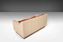 Load image into Gallery viewer, Modernist Fiberglass Loveseat in Original Knit Woolen Fabric Attributed to Ed Frank for Moretti, 1960s-ABT Modern