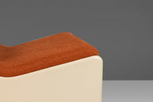 Load image into Gallery viewer, Modernist Fiberglass Scoop Chair in Original Knit Woolen Fabric Attributed to Ed Frank for Moretti, 1960s-ABT Modern